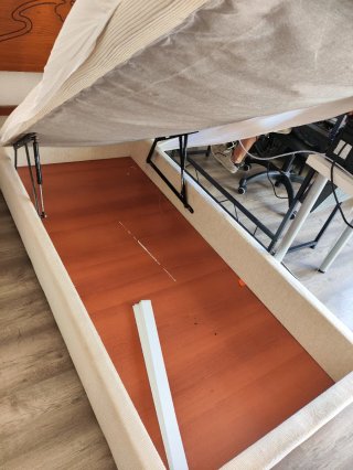 Cama canapé 90 + cabecero madera