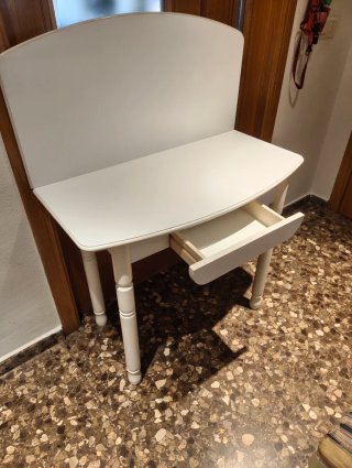 Mesa Consola Blanca Extensible