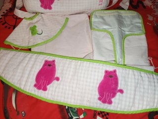 Conjunto bebé niña rosa y verde