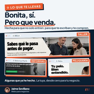 Diseño web para negocios y autónomos