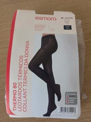 Esmara Leotardos Térmicos M Negro
