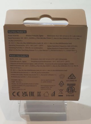 Aqara Módulo Relé Doble T2 (Nuevo sin estrenar)
