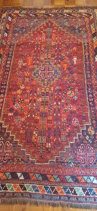 Alfombra Persa Lana Vintage Multicolor