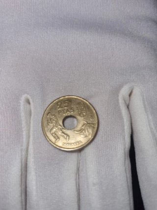 Moneda 25 Pesetas 1999 Castillo Olite
