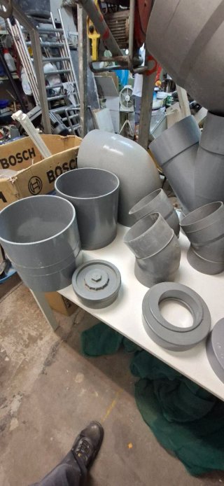 Surtido de piezas pvc
