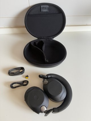 Jabra Evolve2 85 Negro Estuche Auriculares
