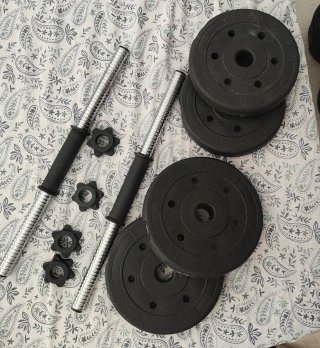 Mancuernas ajustables con discos