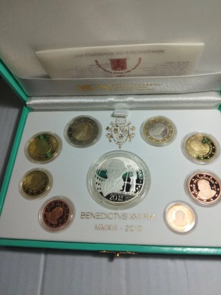 Cartera Vaticano 2013 PROOF con monedas plata