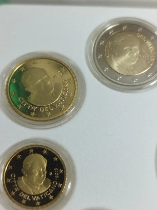 Cartera Vaticano 2013 PROOF con monedas plata