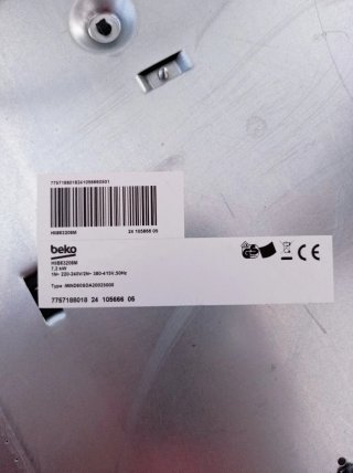 Placa Inducción Beko 60cm