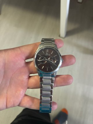 Reloj Lotus Marrón y Plateado