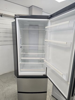 Nevera Haier plateada