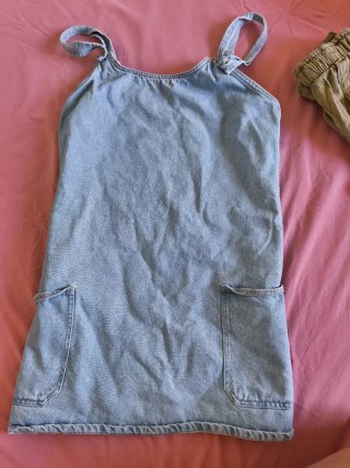 Vestido vaquero con bolsillos