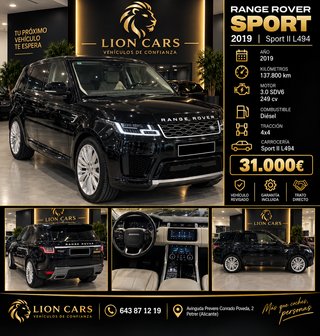 Range Rover Sport 2019 Negro