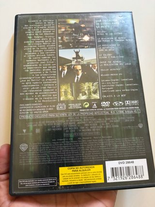 DVD Matrix Reloaded