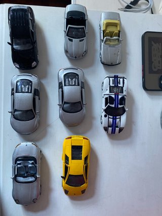 Pack de coches deportivos de juguetes