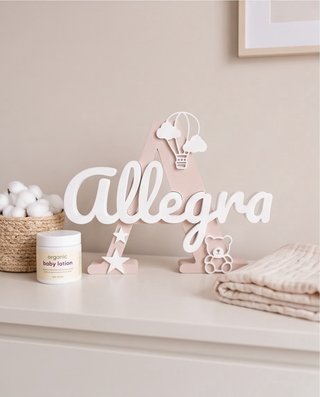 Letras 3D Personalizadas Bebé