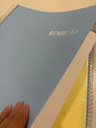 Pack 5 libretas A4 cuadriculadas 4x4