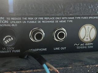 Amplificador Voggenreiter Volt V15 y Samick sm15B