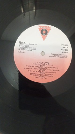 Vinilo Heavy Metal Heavy 3 Picture