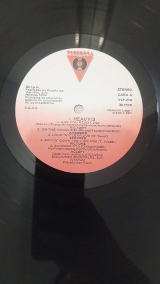 Vinilo Heavy Metal Heavy 3 Picture