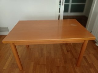 Mesa y 4 Sillas Comedor Madera