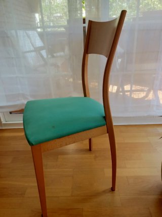 Mesa y 4 Sillas Comedor Madera