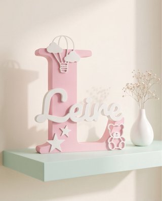 Letras 3D personalizadas para bebe