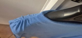 Maglia Donna Manica Lunga Azzurra "Nice & Chic"