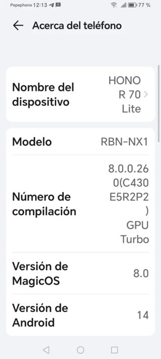 Honor 70 lite 5G 128GB