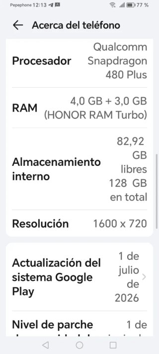 Honor 70 lite 5G 128GB