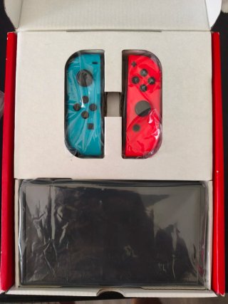 Nintendo Switch OLED Blu/Arancione