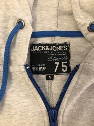 Gilet felpa smanicato Jack & Jones Core-Grigio/Blu
