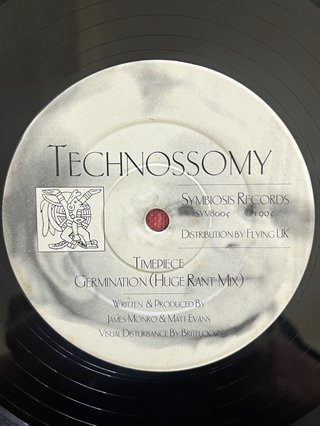 Technossomy "Timepiece" vinile goa trance anni 90