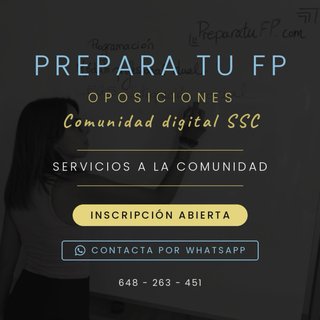 Preparador Oposiciones Servicios a la Comunidad