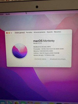 MacBook Air Apple Plata