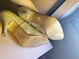 Zapatos stiletto beige 37