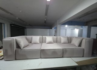 Sofá modular 3 plazas tela Creige
