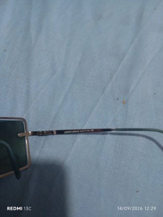 Gafas Armani Italia Doradas Verdes