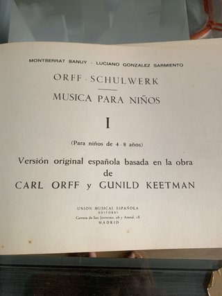 Música para Niños I - Orff-Schulwerk
