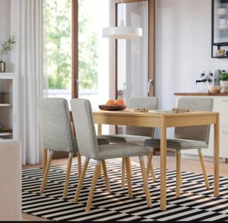 Mesa TONSTAD Roble 150x80cm