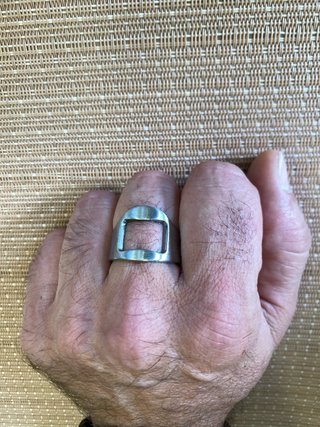 Anello apribottiglie in acciaio
