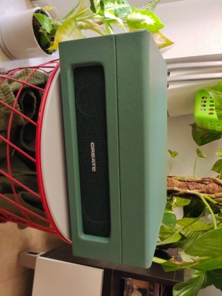 Tocadiscos Create Verde y Negro