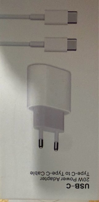 Cargador USB-C 20W Adaptador Tipo C