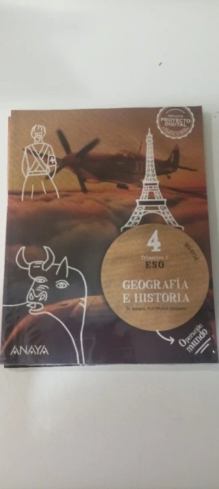 3 libros de historia, 4ESO edición ANAYA