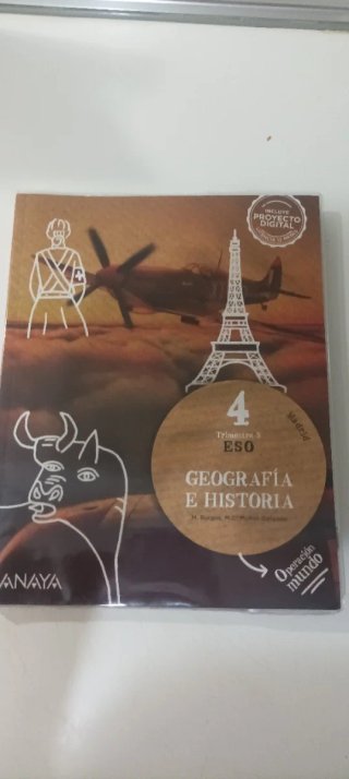 3 libros de historia, 4ESO edición ANAYA