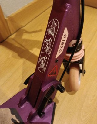 Patinete Oxelo MID5 Morado/Rosa Niños
