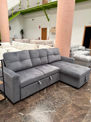 NUEVO SOFA CAMA 3 PLAZAS CON ARCON EN CHAISELONGUE