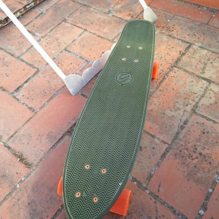 Monopatín Oxelo Verde Naranja
