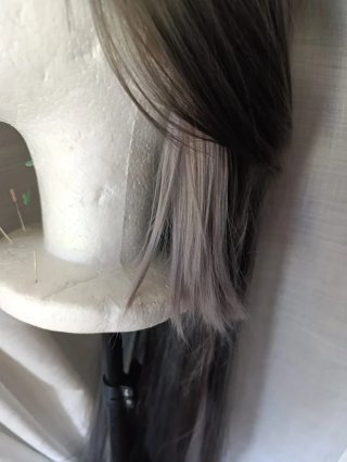 Peluca Cosplay Gris